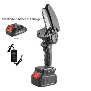 Cordless Electric Chainsaw Rechargeable Lithium Battery - Portable Handheld Mini Saw for Home Garden Pruning Wood Cutting