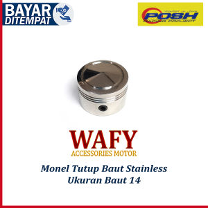 Monel Stainless Monel Tutup Baut 8 sd 24 Variasi Stainles 1 Pcs Tutup Baut Shock Tutup Baut Blok Mesin Tutup Baut As Roda Tutup Baut Motor Stenlis ariasi Stanlis 1 Biji