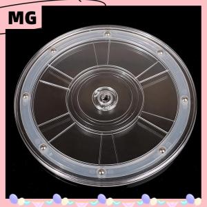 【Magical House】 [ New Hot Fashion] Bàn xoay Acrylic trong suốt 360 xoay hiển thị đứng Vòng cơ sở lười biếng đồ trang sức trang trí nội thất xoay tấm đồ nội thất phần cứng