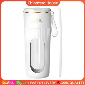 340ml Portable Juicer Blender Cup 1200mAh Juice Extractor for Home Office Travel