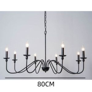 SXH  Modern Minimalist Light Luxury American Iron Art Chandelier Living Room Dining Room Bedroom Lamp Farmhouse Balcony Corridor Lighting