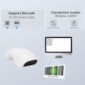 New Wireless Mouse Barcode Scanner, 2-in-1 Design 2D Handheld Barcode Scanner with Wireless Mouse Functions for POS System,Store,Supermarket, Warehouse. (Black). 