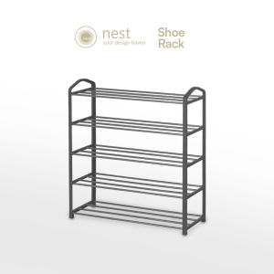NEST DESIGN LAB Premium Shoe Rack Organizer Shoe Organizer 3/5 Layer Shoe Cabinet - Heavy Duty Home Organizer