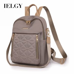 IELGY Ladies Diamond Embroidered Thread Backpack Korean Version All-Match Large-Capacity Water-Re