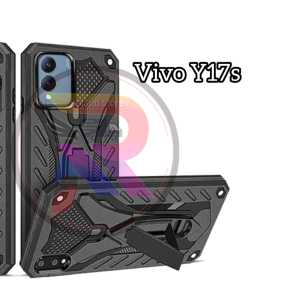 Casing Hp Untuk Vivo Y17s HardCase Phantom Robot Kick Standing Hibryd Armor