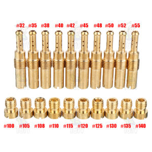 ✅Original fast delivery✅20Pcs Carburetor Main Jet Kit Set Slow/Pilot Jet for PWK Keihin OKO CVK