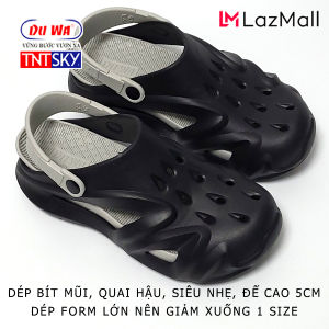 Dép nam bít mũi đế cao 5cm siêu nhẹ DUWA - Hàng chính hãng - LD505