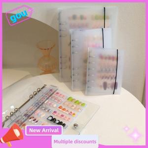 gou Nail Art Piece Storage Book Large Capacity Exhibition Photo Album Card Clip Display Board DIY Simple Album Storage Book