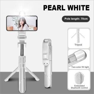 [Extra Battery] tripod stand for cellphone Bluetooth selfie stick for cellphone monopod for cellphone vlogging selfie stick for cellphone with light tripod stand for cellphone with remote tripod with bluetooth remote control