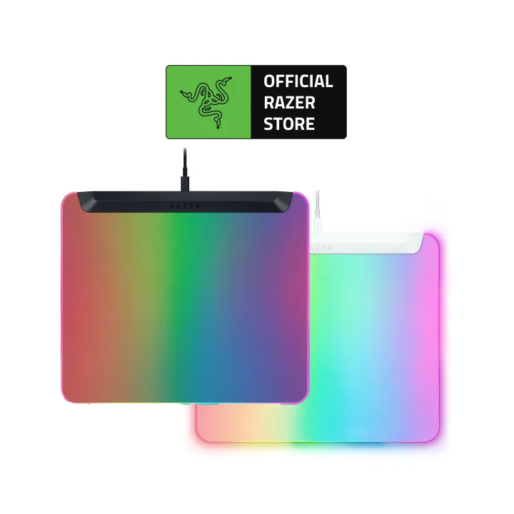 Razer Firefly V2 Pro Fully Illuminated RGB Gaming Mouse Mat | BLACK / WHITE | Backlit Design | Detachable USB Type C