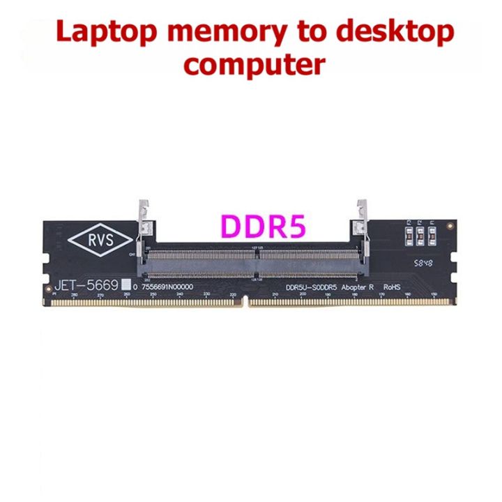 Laptop DDR5 Memory Adapter Card to Desktop RAM Connector DIMM SO-DIMM ...