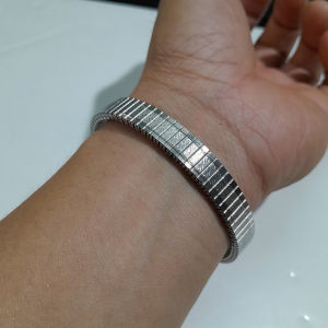 Dây đồng hồ Nhật nữ Bear cổ điển chun co giãn lắp đồng hồ size 9mm second hand
