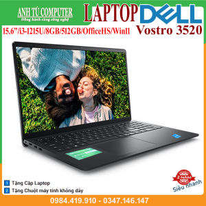 Laptop Dell Vostro 3520 Core i3-1215U 8GB RAM 512GB SSD 15.6″ FHD Black