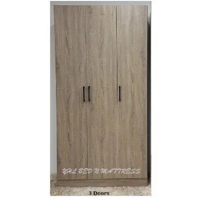 YHL Cheapest 2 Feet 2 Doors / 3 Feet 3 Door Wardrobe (Free Installation)
