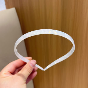 Bando Korea Elegant Simple Motif Marble Cellulose Acetate Skinny Headband BSA001