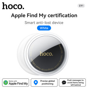 Hoco E91 Original 100% Smart Tiger intelligent positioning Mini Anti-Lost Wireless Track Device Support Apple Find My network