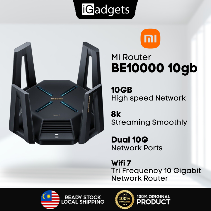 Xiaomi BE10000 Router WIFI 7 10 Gigabit Router WIFI Tri-band Dual