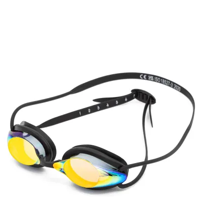 Slazenger Unisex Adults Hydro Pro Swimming Goggles for Adults(Black/Gold)- Sports Direct One Size
