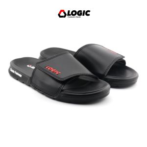 Logic - Sandal Pria Velcro Slide On Trendy