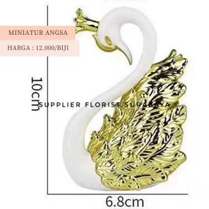 MINIATUR ANGSA PREMIUM EMAS GOLD SILVER BAHAN PLASTK RINGAN HIASAN KUE TART ANGSA BEBEK PUTIH SWAN SWANLAKE BARBIE HARI VALENTINE CINTA ROMANTIS FLAMINGO DIY BAKERY PAJANGAN DEKORASI CAKE DECORATION RUANGAN CAKE TOPPER ORNAMEN KUE TART ULTAH ULANG TAHUN