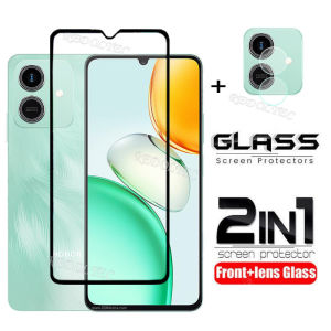 Honor Play 10 4G 2 in 1 Screen Protector+ Protector Full Cover Full Glue Honor Play10 Tempered Glass Film Protection With Camera Flim Protection