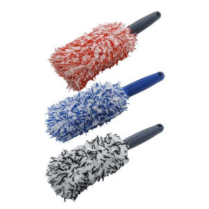 Efficient Soft Microfiber Wheel Rims Brush Effortlessly Cleans Car And Motorcycle Rims Without Scratches For Office Home