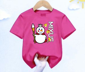 Kaos atasan anak usia 1-12 tahun Mixue Diri lengan pendek
