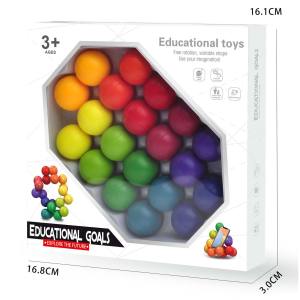 LYZRC Get Your Brain Twisting with Our 3D Puzzle Magic Stress Ball: The Ultimate Toy for Stress Relief and Fun!
