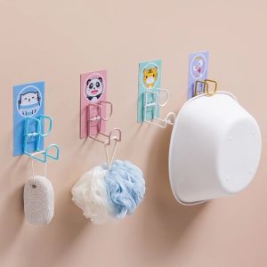 Móc dán tường D60 treo thau chậu rổ rá nắp nồi vung khăn tắm TTNTD60