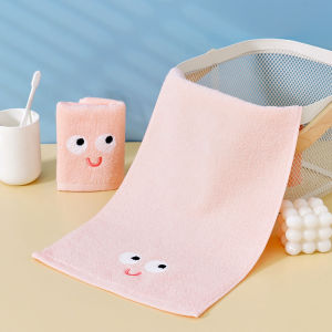 【READY STOCK】 Premium Super Soft Smile Face/Cute Panda Towel Size: 25cm*50cm 吸水，触肌，深洁，100%纯棉毛巾