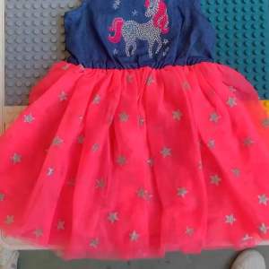 Pink & Violet @ Unicorn Princes Tulle Dress with Sparking Stars