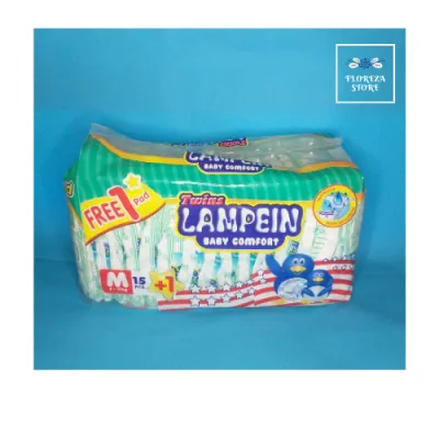 Twins Lampein Diaper MEDIUM 15pcs+1