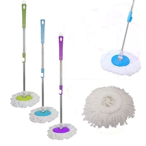 Rotating Mop Rod Floor Mop Pole Replacement Mop Handle Mop Rod