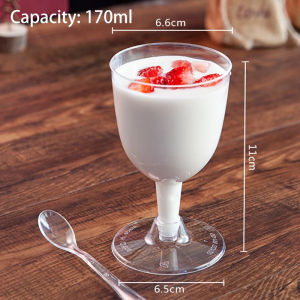 1/10Pcs Plastic Disposable Clear Champagne Cocktail Glasses Wine Cups Birthday Party Wedding