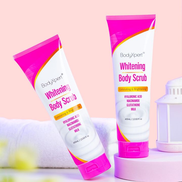 is it okay to take glutathione with empty stomach SKINFLAIR GLUTAWHITE MILKY LOTION & GLUTATHIONE BODY SCRUB main image 1