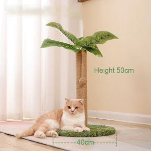 HATELI Cat Scratching Column Sisal Rope Cat Scratching Board Vertical Scratching Post Resistant To Crumbs Climbing Frame Cat Climbing Tree Tower