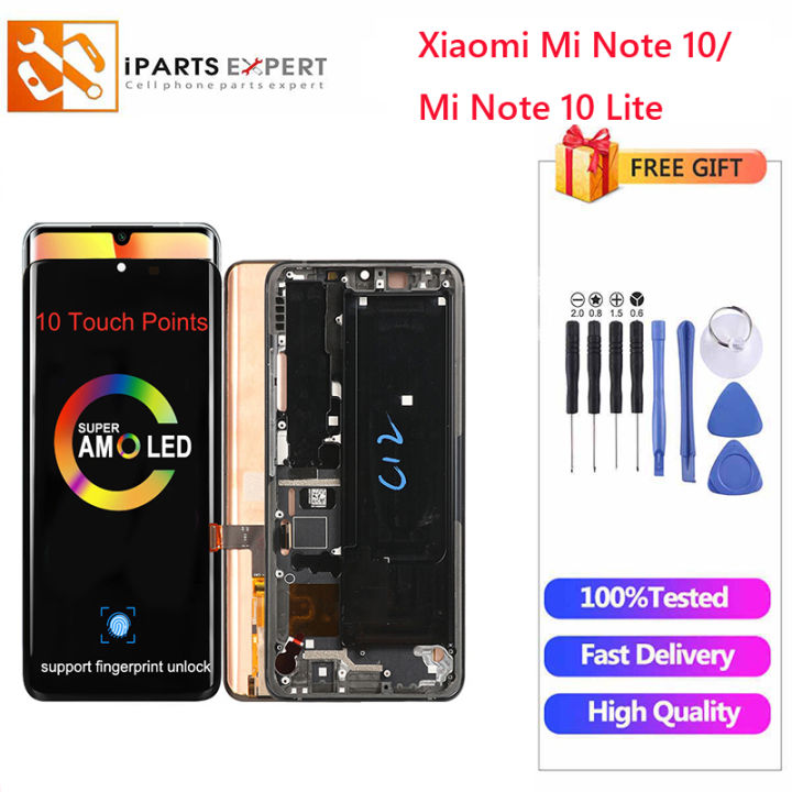 IPARTSEXPERT Original LCD For Xiaomi Mi Note 10 Lite LCD Mi