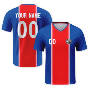 Custom Soccer Jersey with Logo Name Number Personalized Dark Blue Football Team Shirt Football Top for Fan Men Women Kids2026