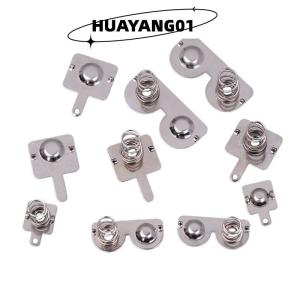 HUAYANG01 [2023 new HOT FASHION] 20PCS DIY Toy Remote Control Accessories Spring Sheet AA AAA Contact Sheet Battery Box Positive And Negative Sheets