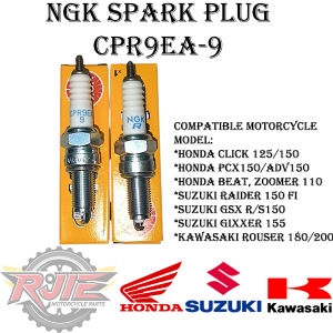 NGK 2308 SPARK PLUG CPR9EA-9 GENUINE FOR HONDA CLICK 125/150 PCX150 ADV150 & SUZUKI RAIDER 150 FI KAWASAKI MODELS