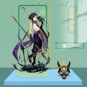 Peripheral Metal Bookmark Abedo Yao Yao Dimension Animation Anime Decoration Metal Pembatas Buku Genshin