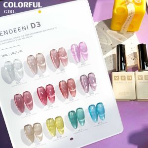 พร้อมส่งในไทย สีลูกแก้ว ฟรีชาร์ทสี Cat eye 《 VENDEENI D-3》12สี สีลูกแก้วแคทอาย สีลูกแก้ว ส่งไว! พร้อมชาร์ทสีค่ะสีแน่นสวยมากเลยนะคะ เอฟเฟกต์มันเงามาก