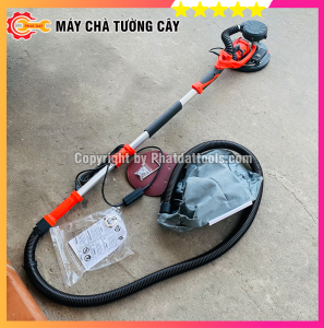 Máy Chà Tường Cây 225F - Công Suất 1300W - Tặng Kèm 10 Tờ Nhám D230 - Nhanh Gấp 5 Lần Thợ Chà Tay - Thợ Săn Máy Ngon