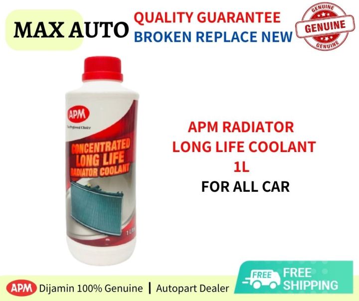 APM Long Life Coolant Red 1L Radiator Coolant Cecair Penyejuk Radiator ...