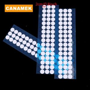 【CANAMEK】 48Pcs sheet 20mm Synthetic Filter Paper Sticker For Under Wide Mouth Jar Lid Mushroom Cultivation Supplies