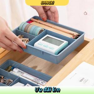 SHNGki Ngăn Kéo Bàn Tổ Chức Stackable Đa-Di Động Máy Tính Để Bàn Lưu Trữ Bin Khay Đa-Mục Đích Chia Container Cho Hộ Gia Đình Văn Phòng Nhà