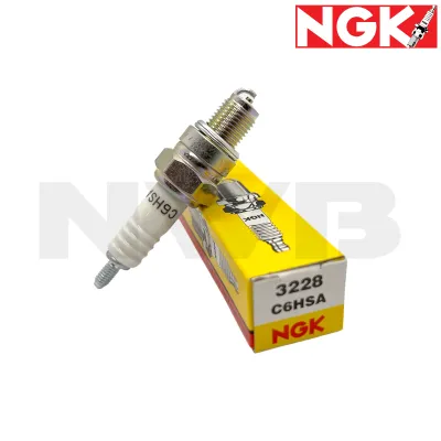 NGK Spark Plug for Yahama Mio i 125 M3 Mio Fino i 115 Mio Gravis 125 Mio Gear Mio Soul i 115/125 XTZ 125 (C6HSA/CR6HIX)