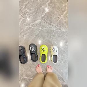 [Free Shipping] Eva Clogs Thick-Soled WomenS Outdoor Shoes Non-Slip Breathable Versatile For Indoor And Outdoor Wear WomenS Outdoor Sandals With A Closed-Toe Design Summer Style