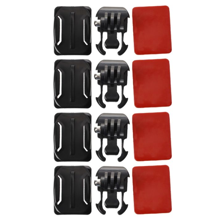 (S X P E) 4X Helmet Curved + Sticker+Buckle Basic Mount for Hero 3 2 1 ...