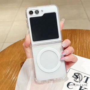 CLEAR CASE MAGSAFE MAGNETIC FOR SAMSUNG GALAXY Z FLIP 3 / Z FLIP 4 / Z FLIP 5 / Z FLIP 6 / Z FOLD 3 / Z FOLD 4 / Z FOLD 5 / Z FOLD 6 / Z FOLD 7 AYFONE CASE - AF-209